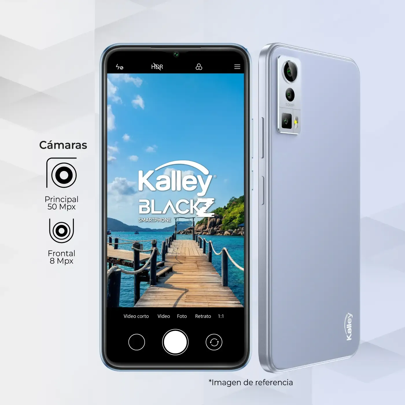 Celular KALLEY Black Z 256GB Azul