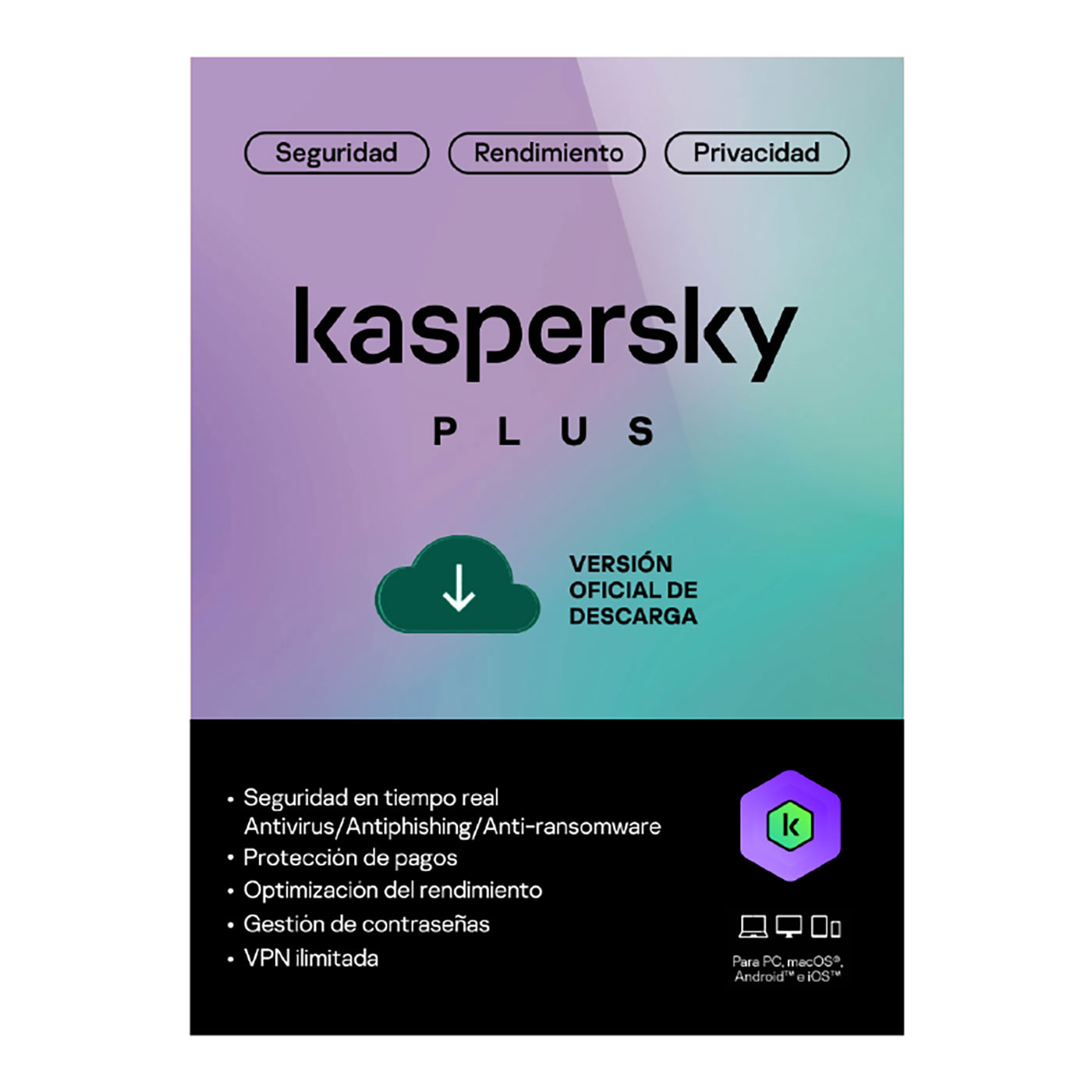 Pin Antivirus Kaspersky Plus 1 Dispositivo 1 Año Pin Antivirus Kaspersky Plus 1 Dispositivo 1 Año