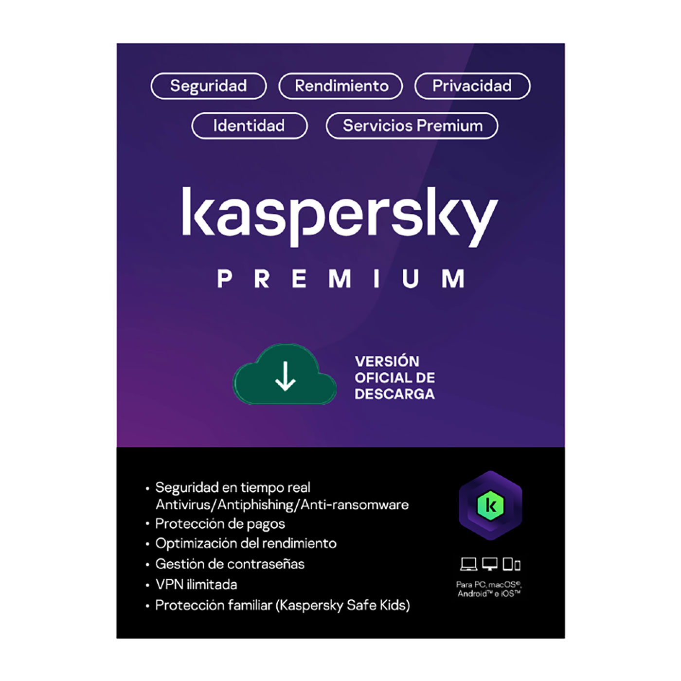 Pin Antivirus Kaspersky Premium 1 Dispositivo 1 Año Pin Antivirus Kaspersky Premium 1 Dispositivo 1 Año