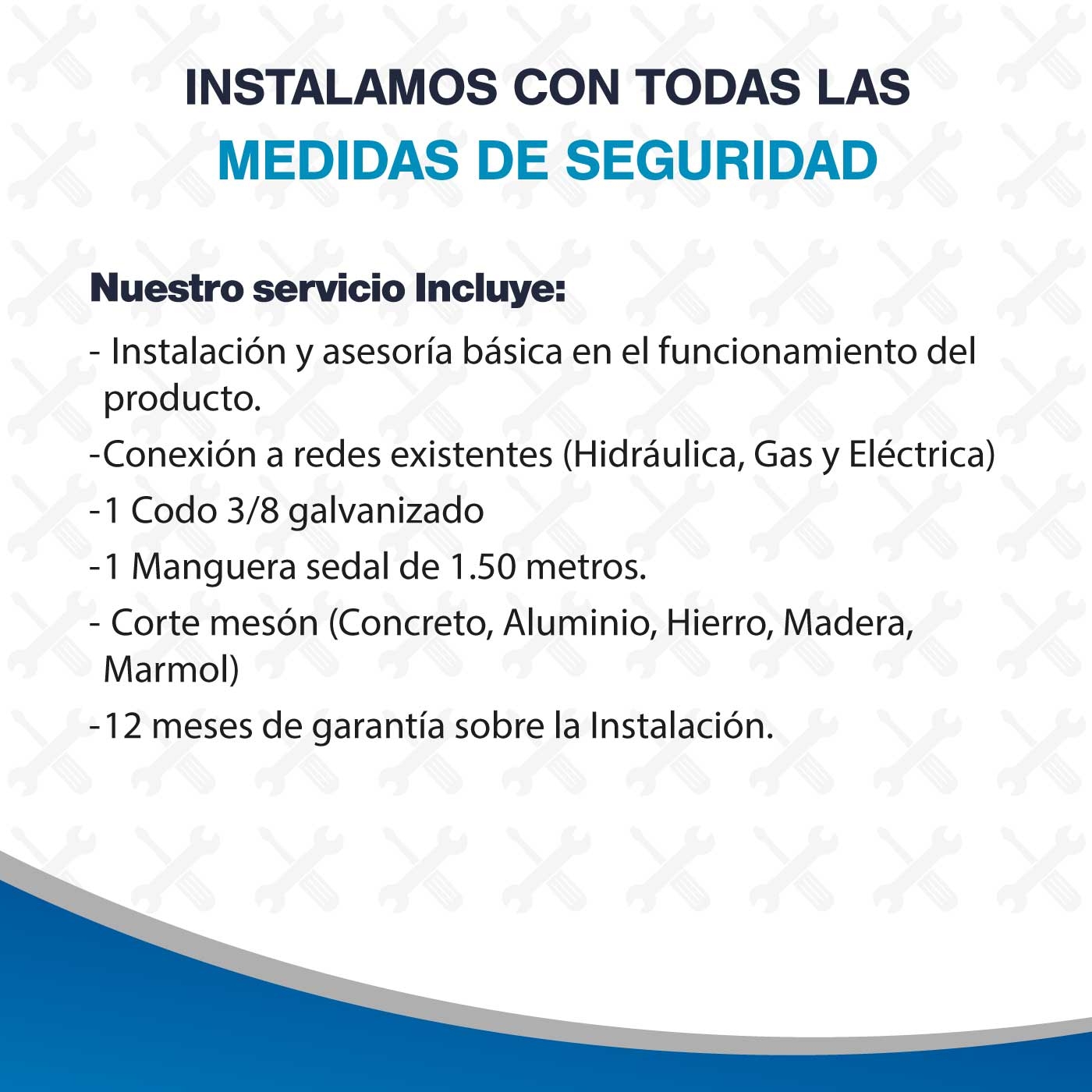 Instalación de Estufa + Corte de Mesón Instalación de Estufa + Corte de Mesón
