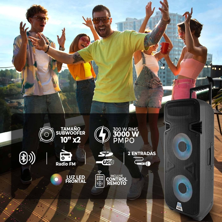 Parlante KALLEY K-SPK300W2L02 Negro Parlante KALLEY K-SPK300W2L02 Negro