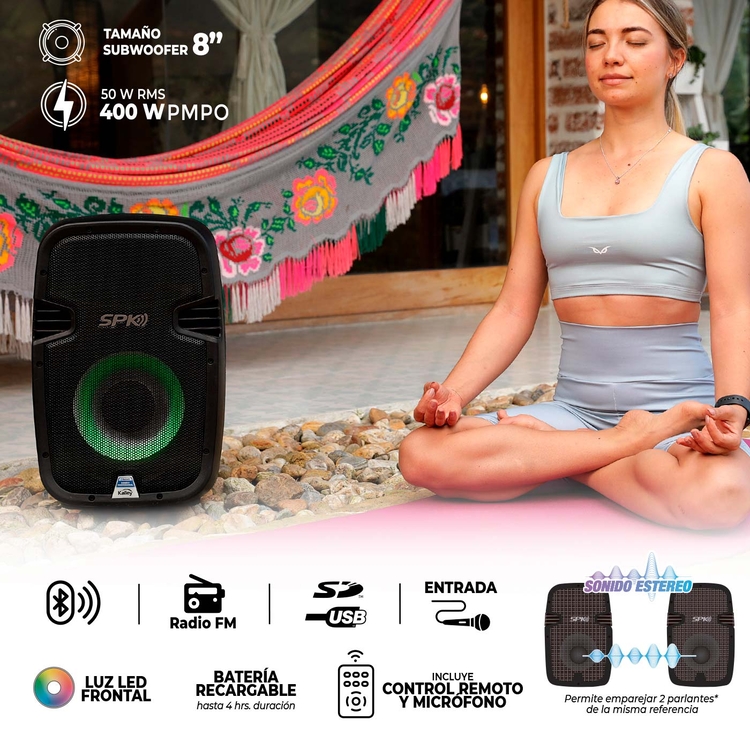 Parlante KALLEY K-SPK50BL2 Negro Parlante KALLEY K-SPK50BL2 Negro