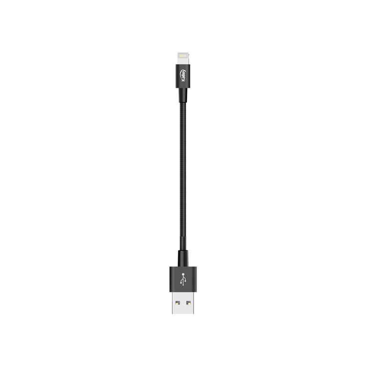 Cable KALLEY USB a Lightning K-GCBLIGHT de 20 Cm Gris