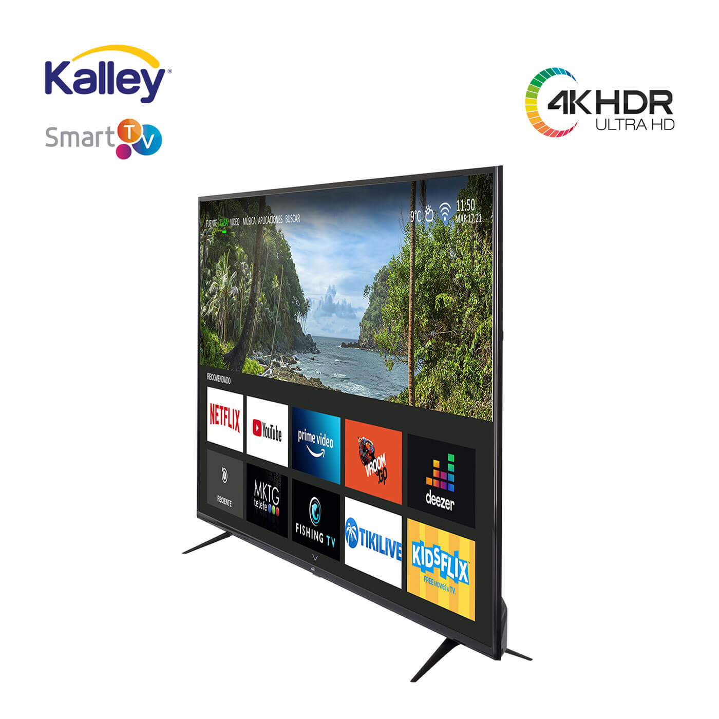 TV KALLEY 55" Pulgadas 139 cm K-STV55 4K-UHD LED Smart TV
