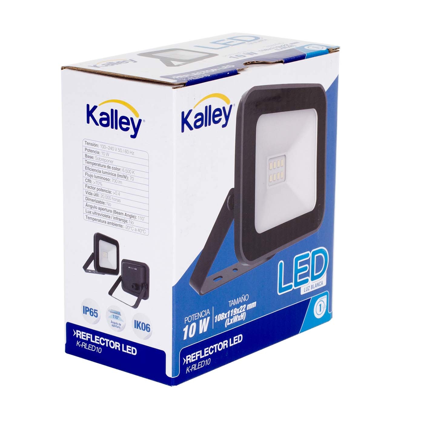 Pack x 2 reflector LED KALLEY K-RLED10 10W