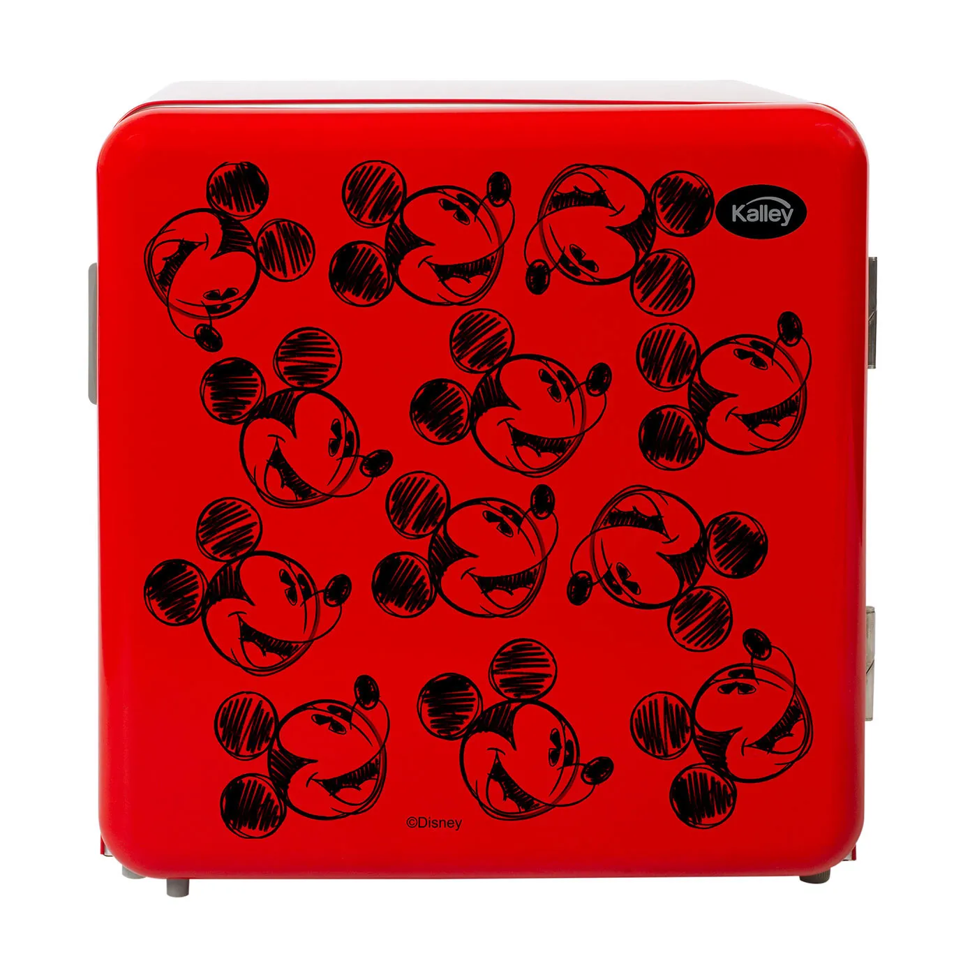 Minibar KALLEY Mickey Mouse de Disney Frost Una Puerta 47 Litros K-DMB47R1 Rojo.