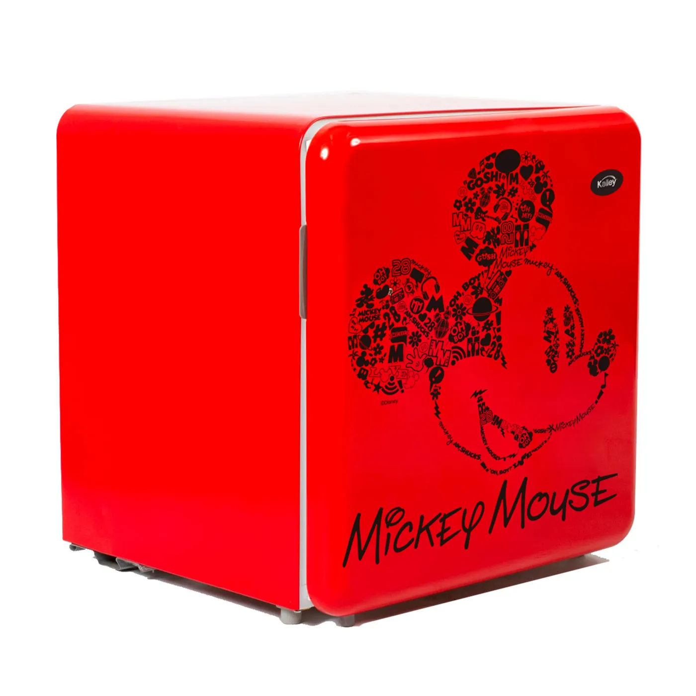 Minibar KALLEY Mickey Mouse de Disney Frost Una Puerta 47 Litros K-DMB47R2 Rojo.