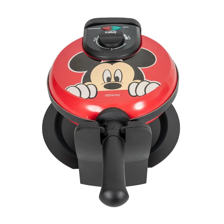 Wafflera KALLEY Mickey Mouse de Disney K-DWM1 Rojo